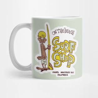 On the Beach Surf Shop Mug